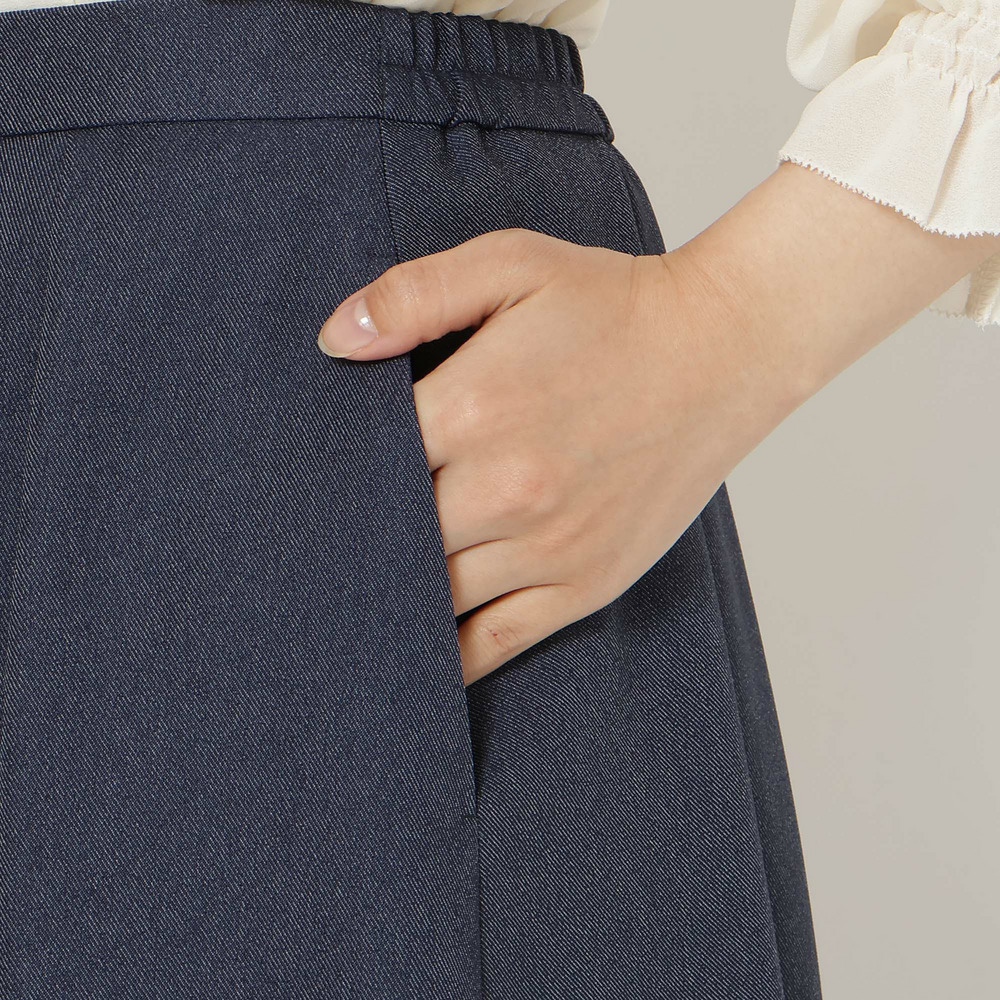 【イージーケア/伸縮性◎】コクーンシルエットスカート11