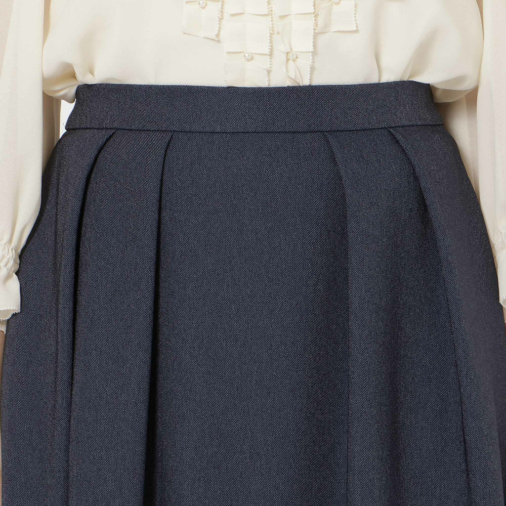 【イージーケア/伸縮性◎】コクーンシルエットスカート9