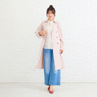 ギャザートレンチコート