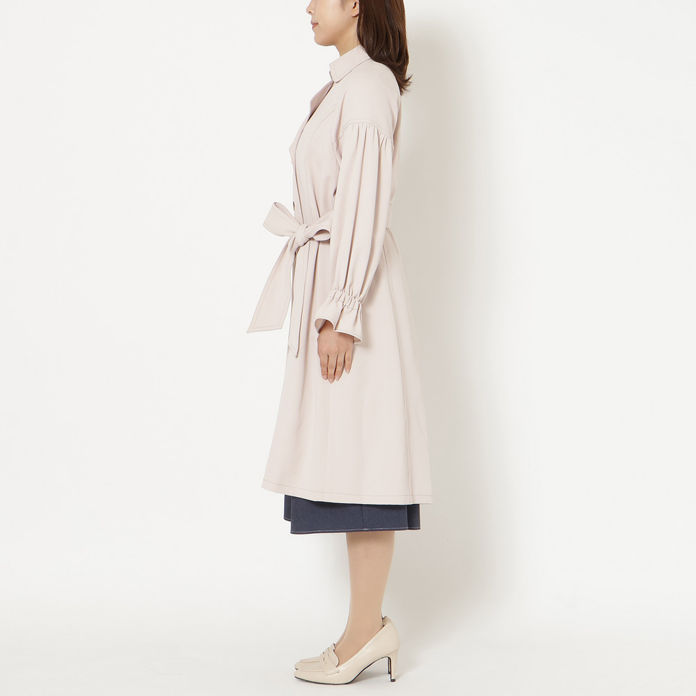 ギャザートレンチコート12