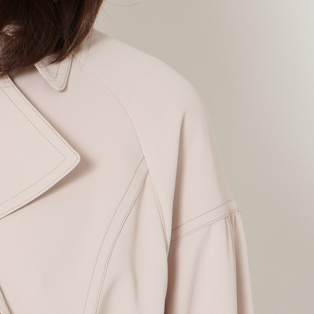 ギャザートレンチコート15