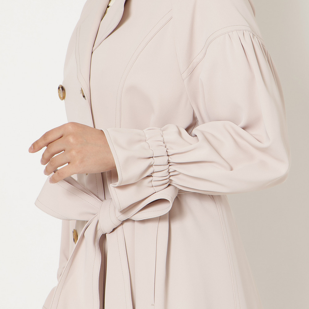 ギャザートレンチコート16