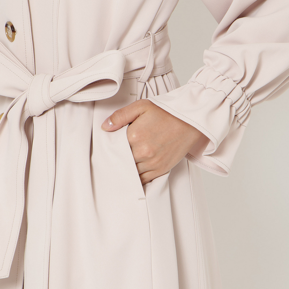 ギャザートレンチコート17