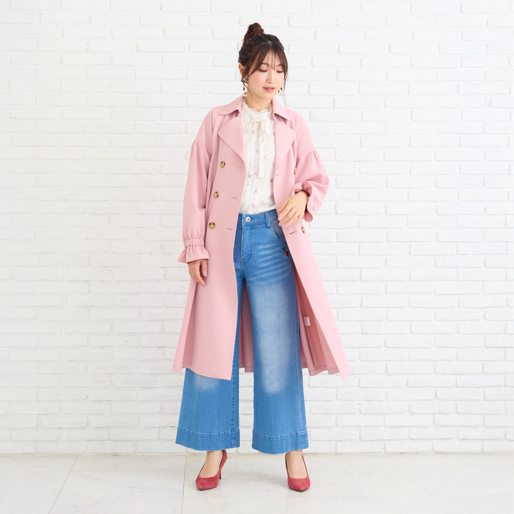 ギャザートレンチコート9