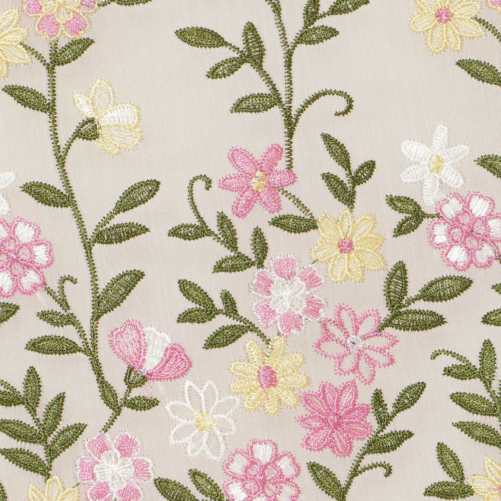 オーガンジー吹上刺繍ワンピース18