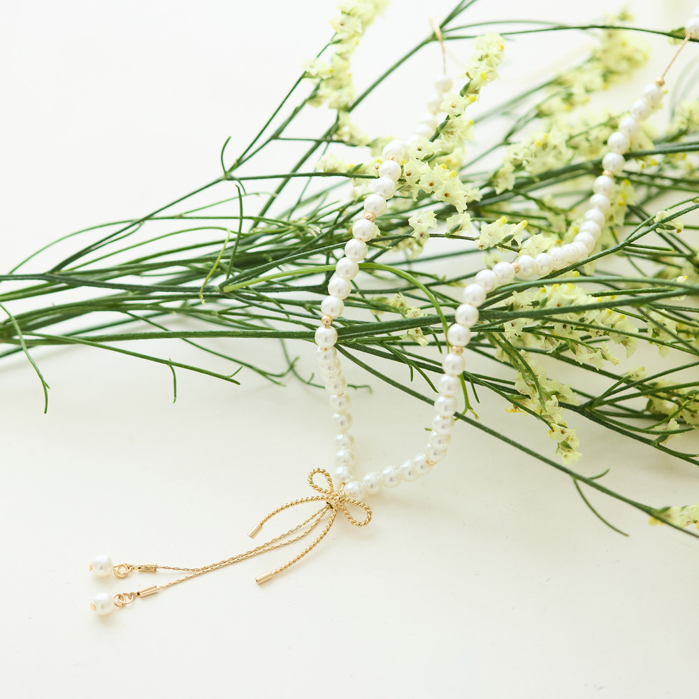 リボンスライド式ネックレス2