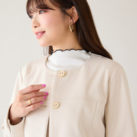 ダンボールニットノーカラージャケット