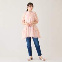 【伸縮性◎】ニットデニムパンツ