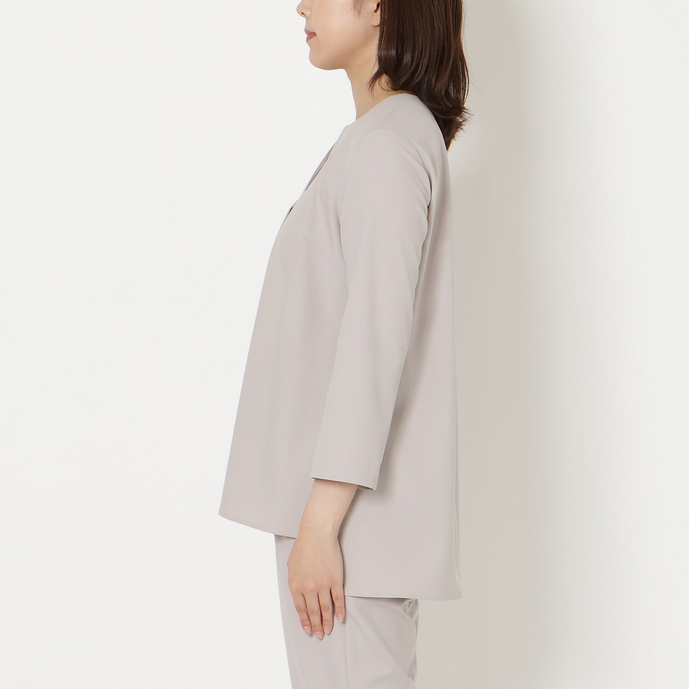 【セットアップ対応】【イージーケア】ストレッチツイルブラウス12