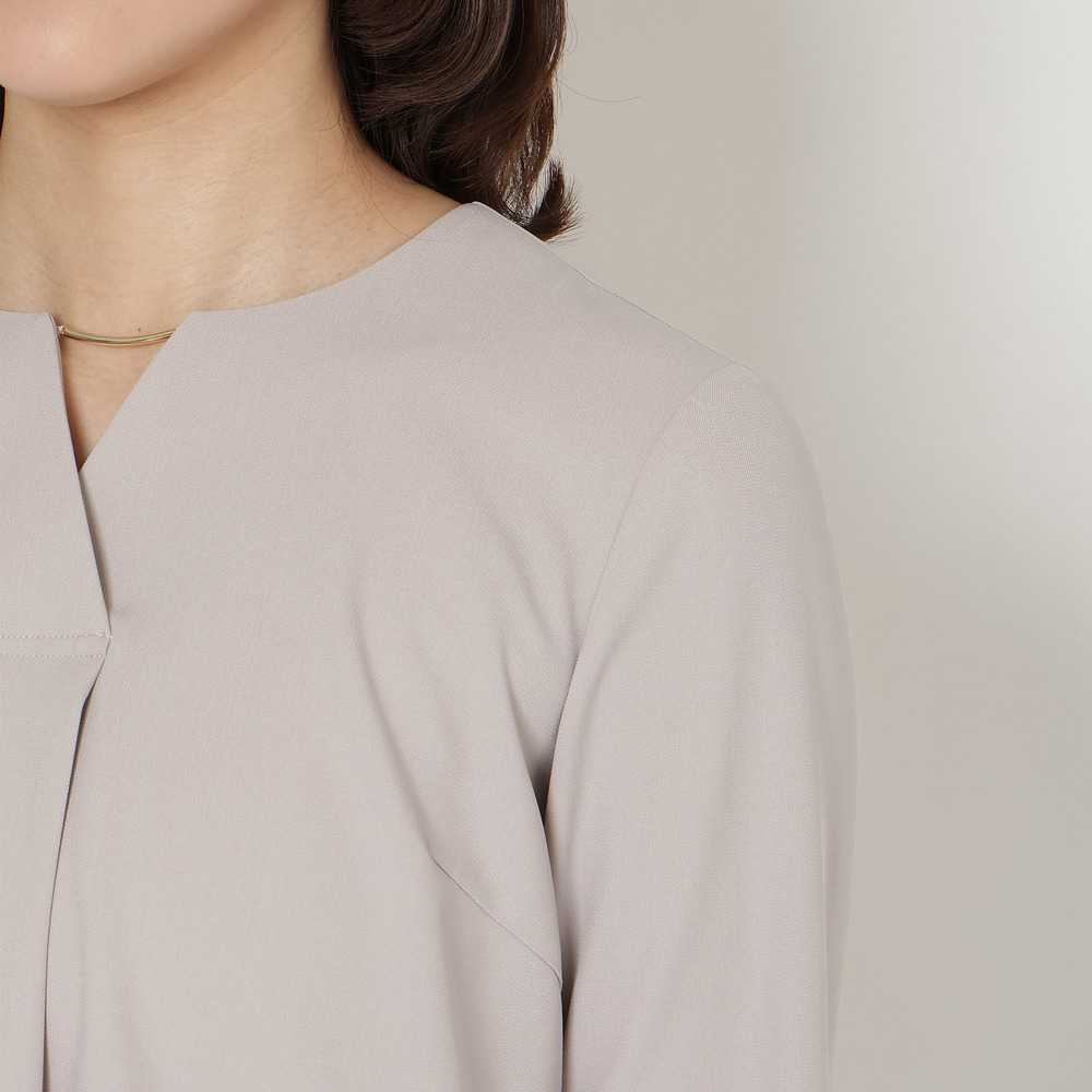 【セットアップ対応】【イージーケア】ストレッチツイルブラウス15