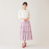 ダブルフリルティアードスカート