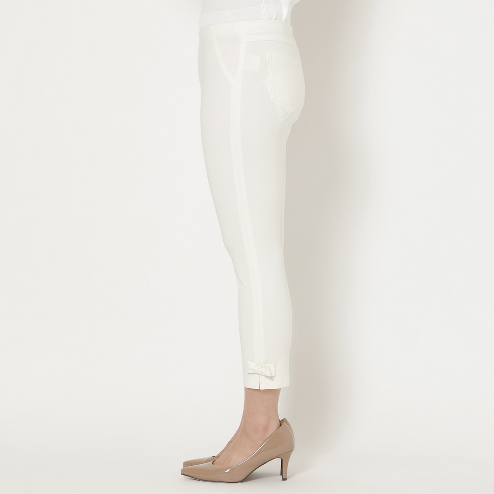 【定番人気】【伸縮性◎】裾サイドリボンレギンスパンツ10