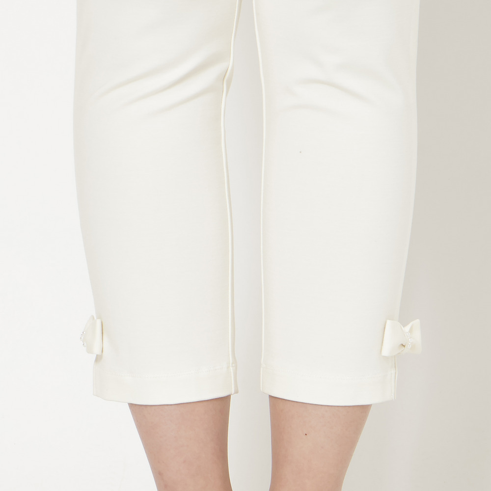 【定番人気】【伸縮性◎】裾サイドリボンレギンスパンツ15