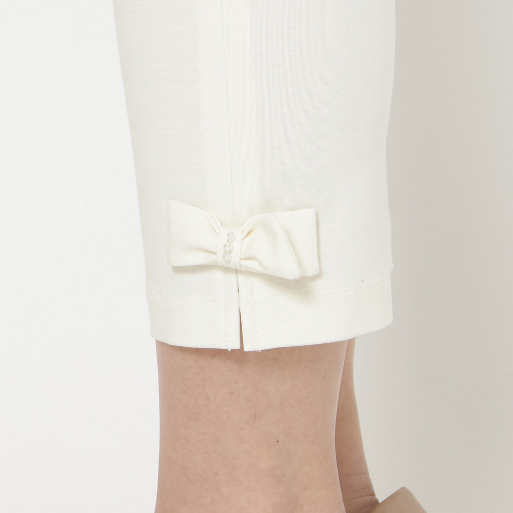 【定番人気】【伸縮性◎】裾サイドリボンレギンスパンツ16