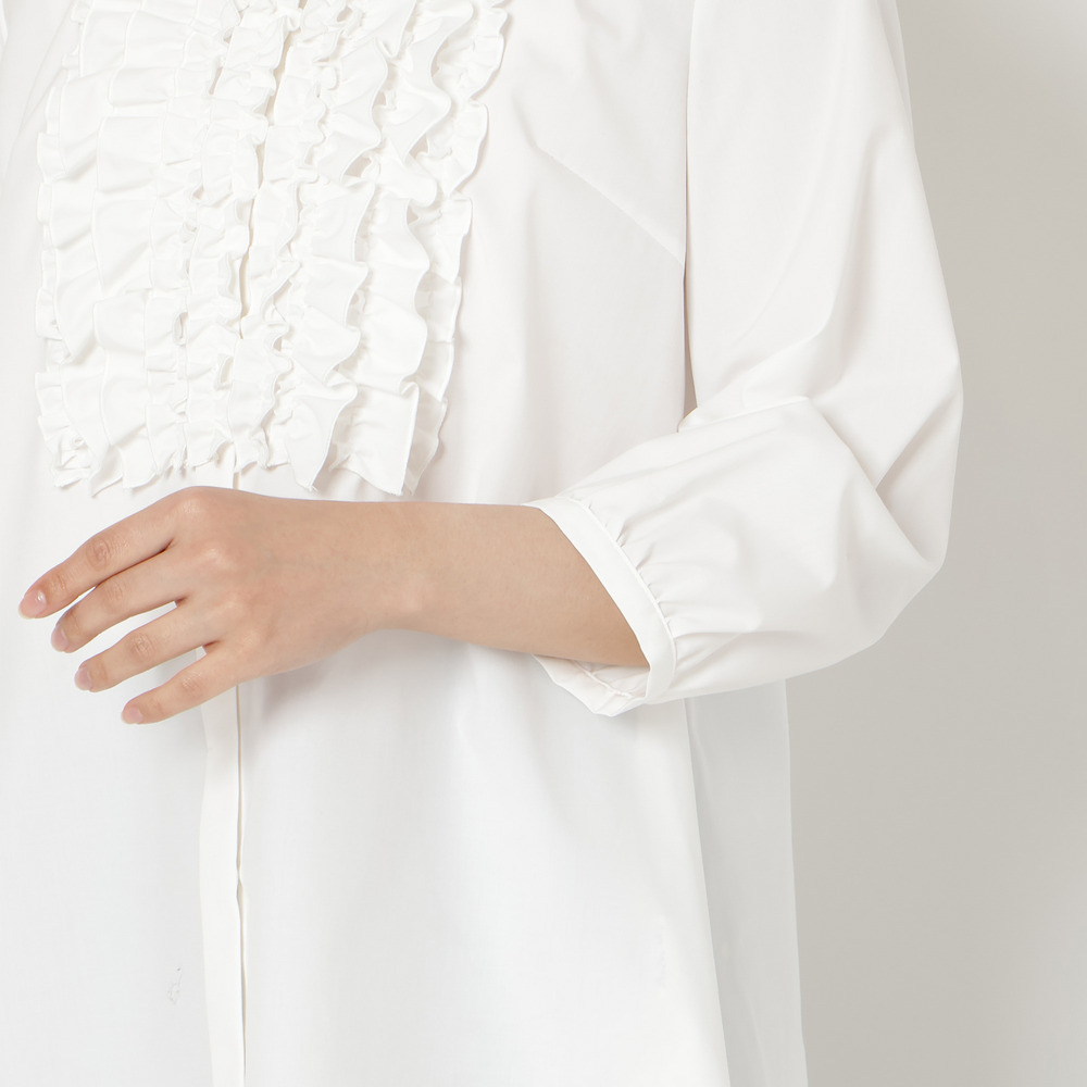 【接触冷感/UVカット】フリルブラウス11