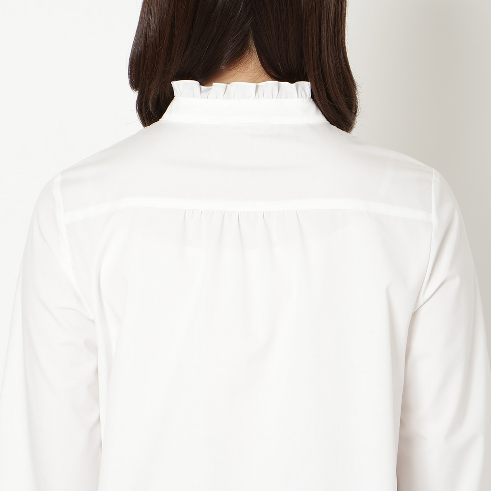 【接触冷感/UVカット】フリルブラウス12