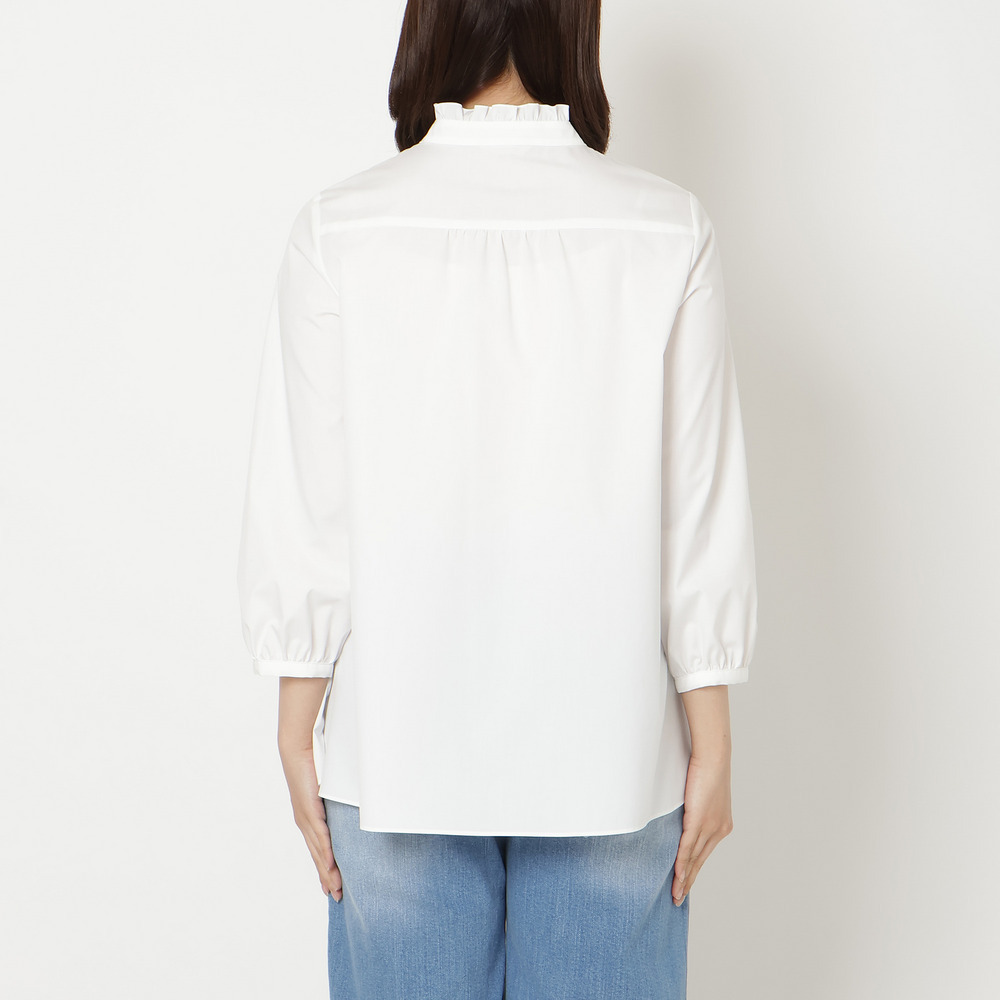 【接触冷感/UVカット】フリルブラウス8