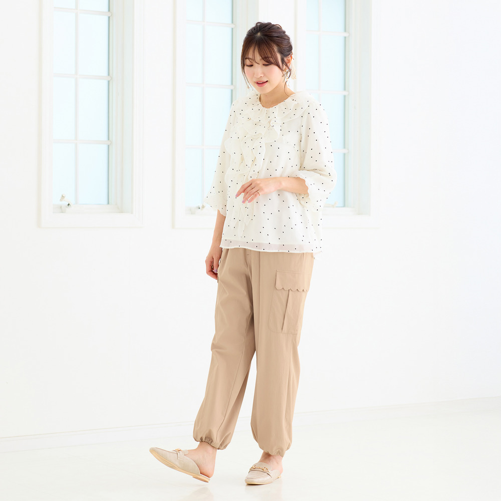 【撥水】スカラポケットカーゴパンツ1