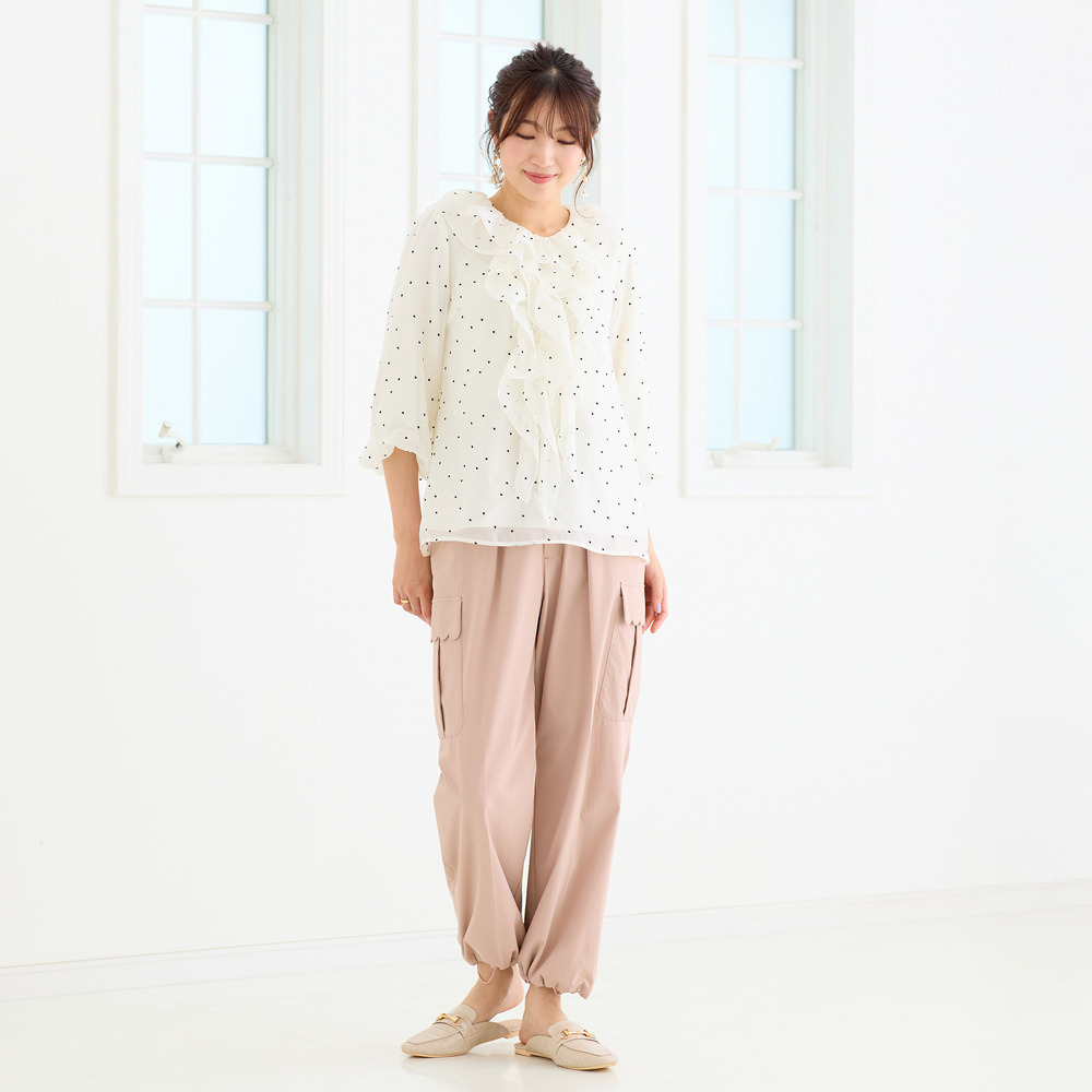 【撥水】スカラポケットカーゴパンツ4