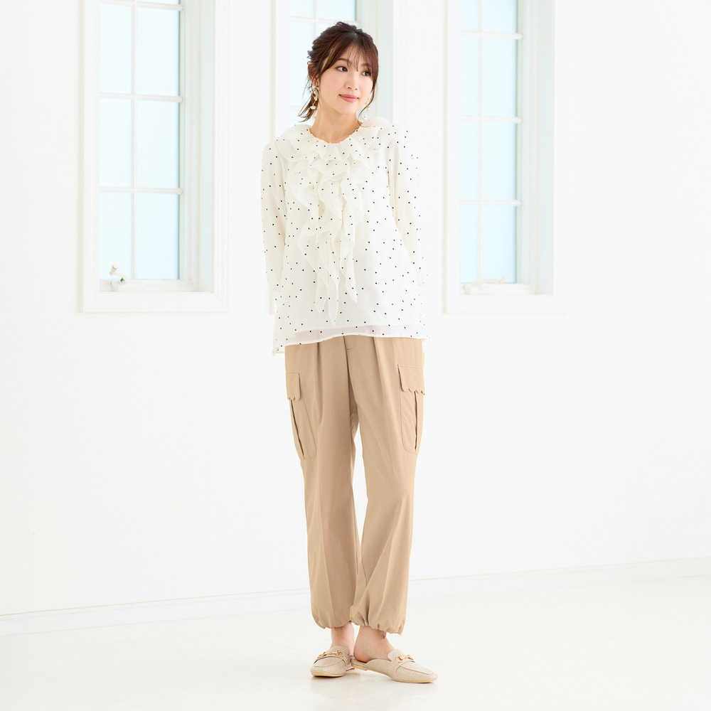 【撥水】スカラポケットカーゴパンツ1