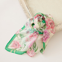 【接触冷感】ボタニカルプリントストール