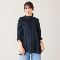 フリルバンドカラーブラウス