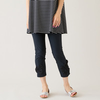 【人気アイテム/新色追加】【伸縮性◎】リボンレギンスパンツ