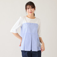 【UVカット/接触冷感/速乾】ビスチェ風カットソー