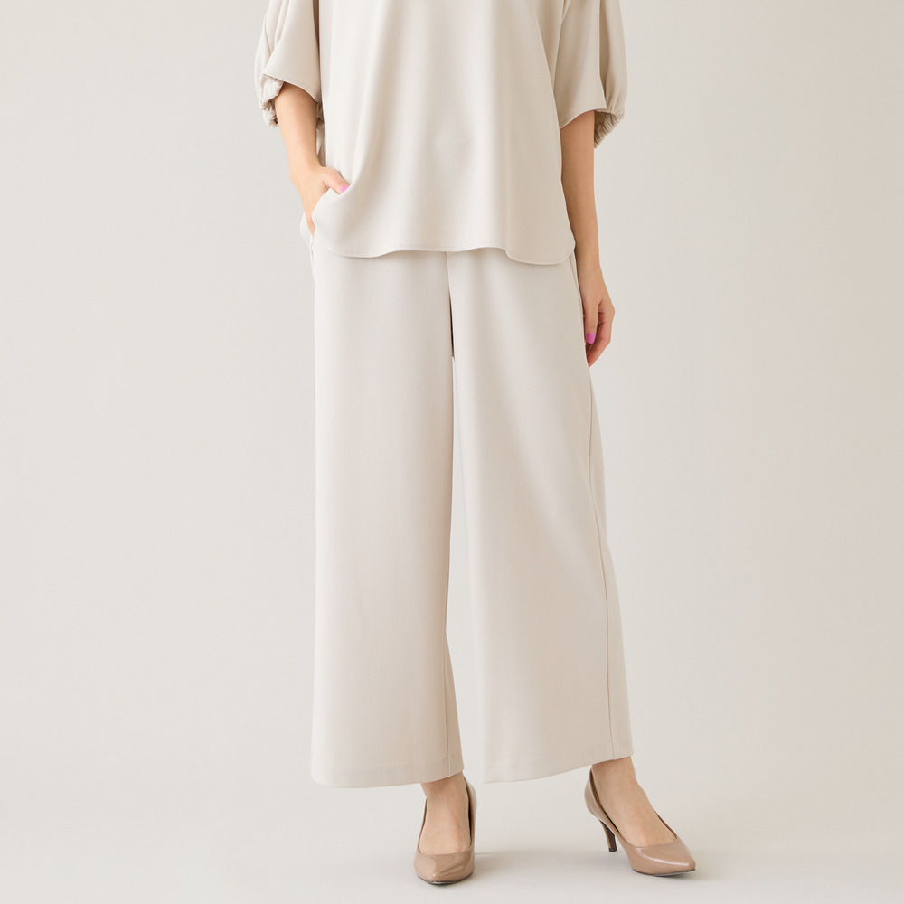 【セットアップ対応】ワイドイージーパンツ