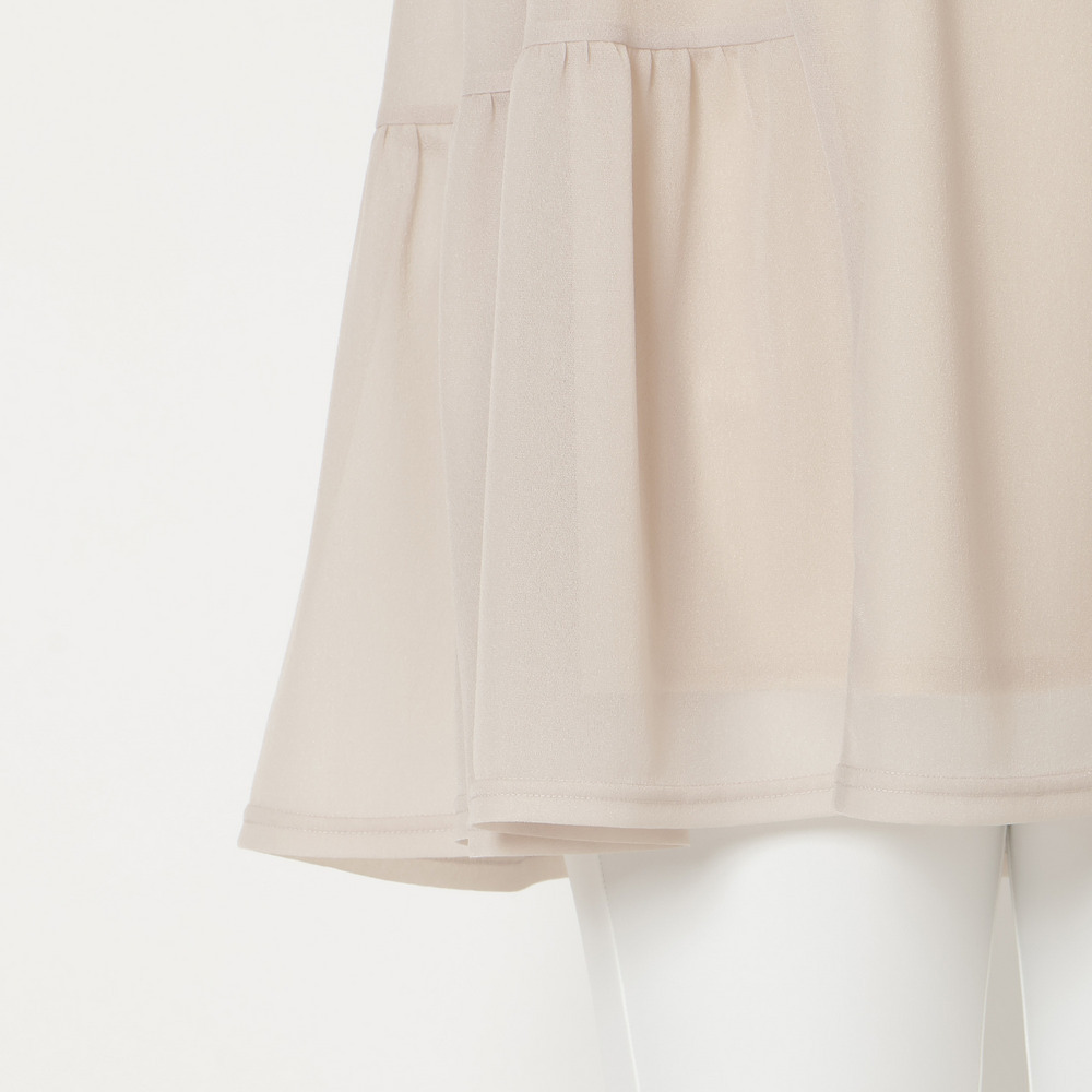 【セットアップ対応】サイドティアード切替シアーチュニック14