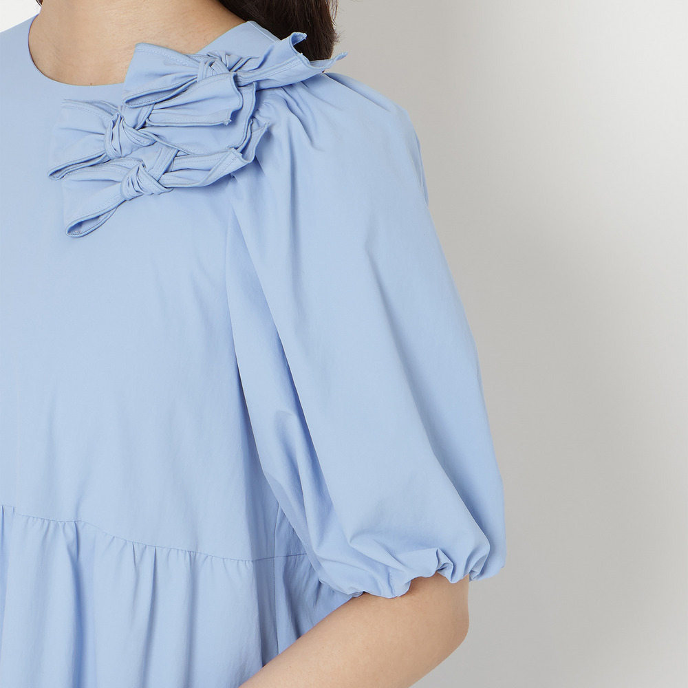 【接触冷感/UVカット/遮熱】ティアードマキシワンピース14