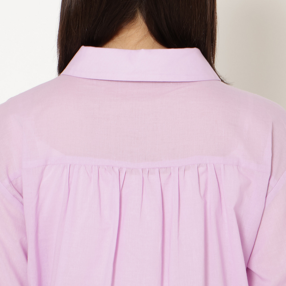 【綿100%】レース切替ブラウス16