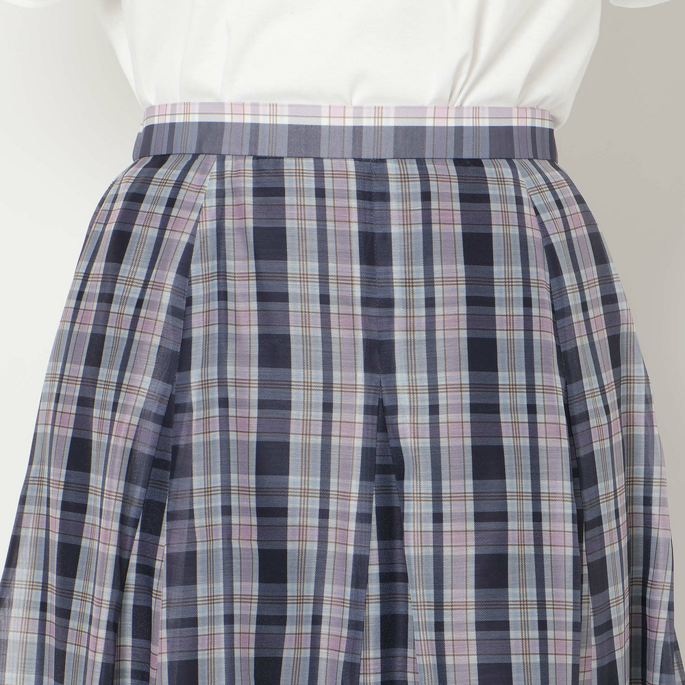 【セットアップ対応】マドラスチェック風プリントスカート11