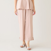 【UVカット/イージーケア/接触冷感】ワイドパンツ