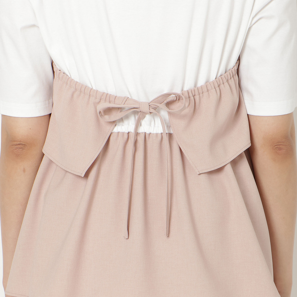 【UVカット/イージーケア/接触冷感】ペプラムビスチェカットソー15