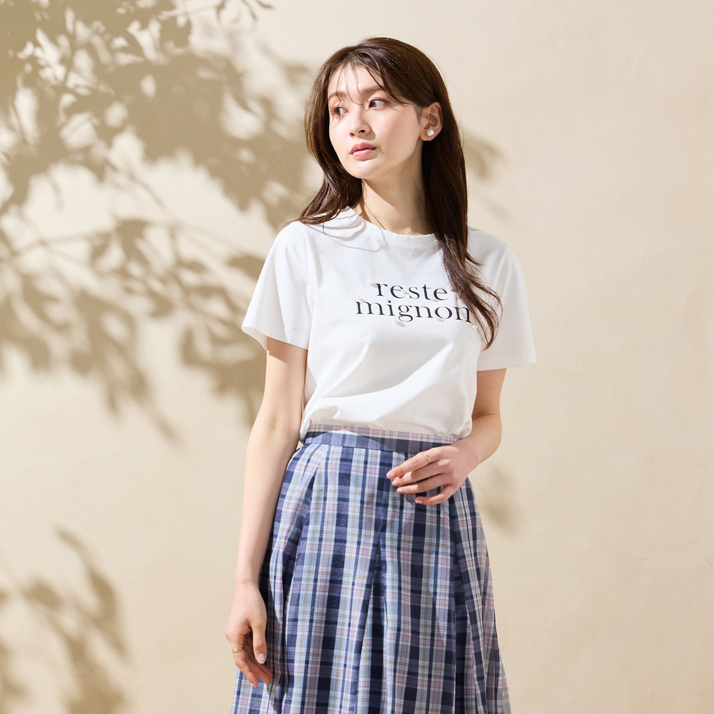 reste mignon ロゴTシャツ