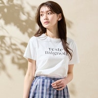 reste mignon ロゴTシャツ
