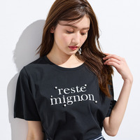 reste mignon ロゴTシャツ