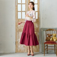 オリジナルフローラルプリントブラウス