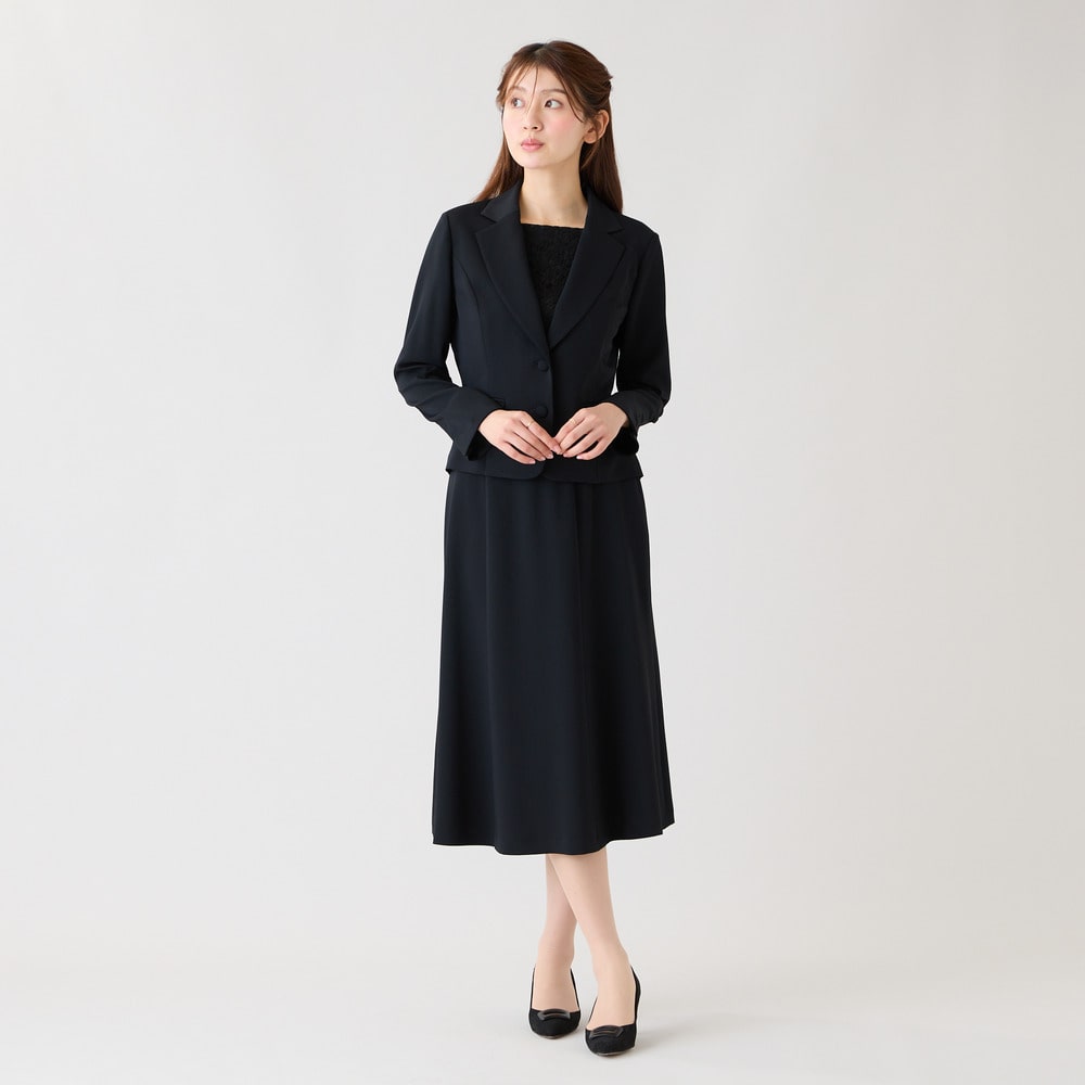 【セットアップ対応】【接触冷感/シワになりにくい】フレアスカート