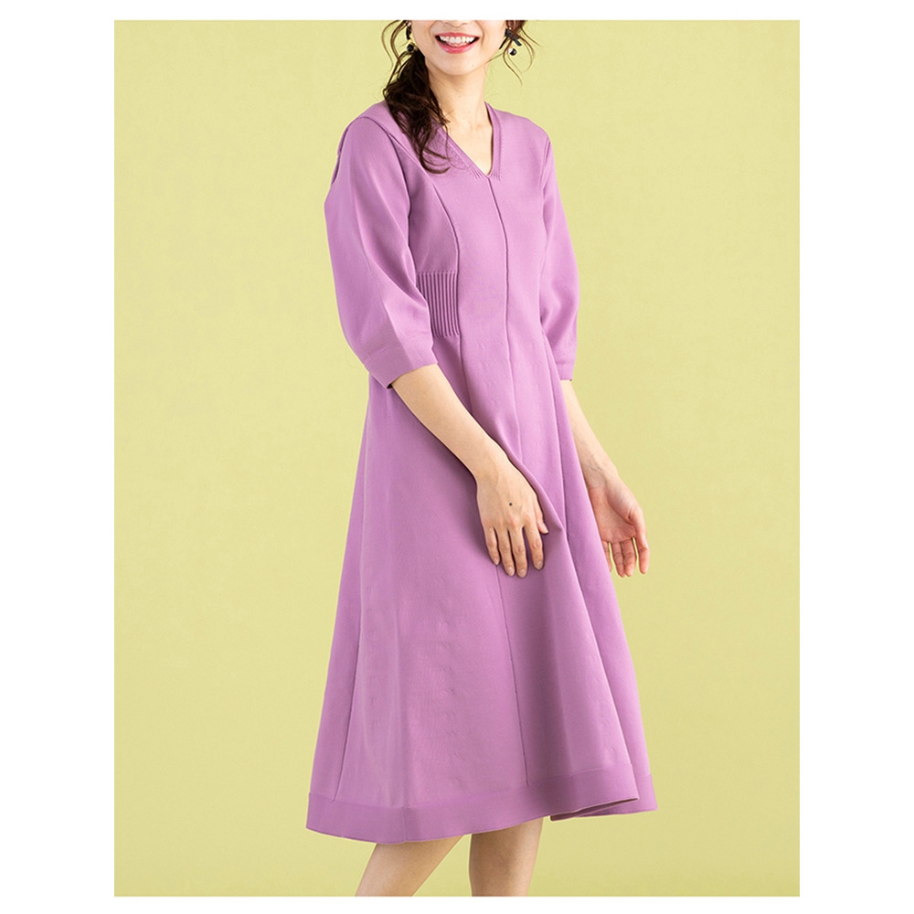 ホールガーメントニットワンピース 大きいサイズ｜【アリノマ】大きい  