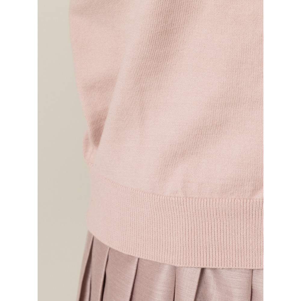 チュール袖ニットカーディガン/ 大きいサイズ ローズティアラ14