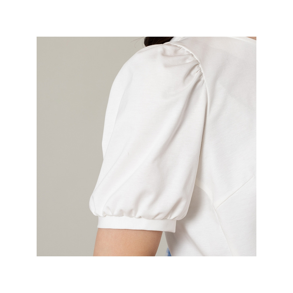 チェック×リボンバック切替カットソー / 大きいサイズ ローズティアラ11