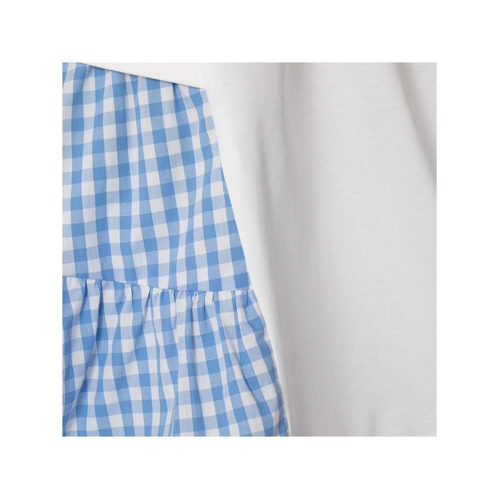 チェック×リボンバック切替カットソー / 大きいサイズ ローズティアラ14