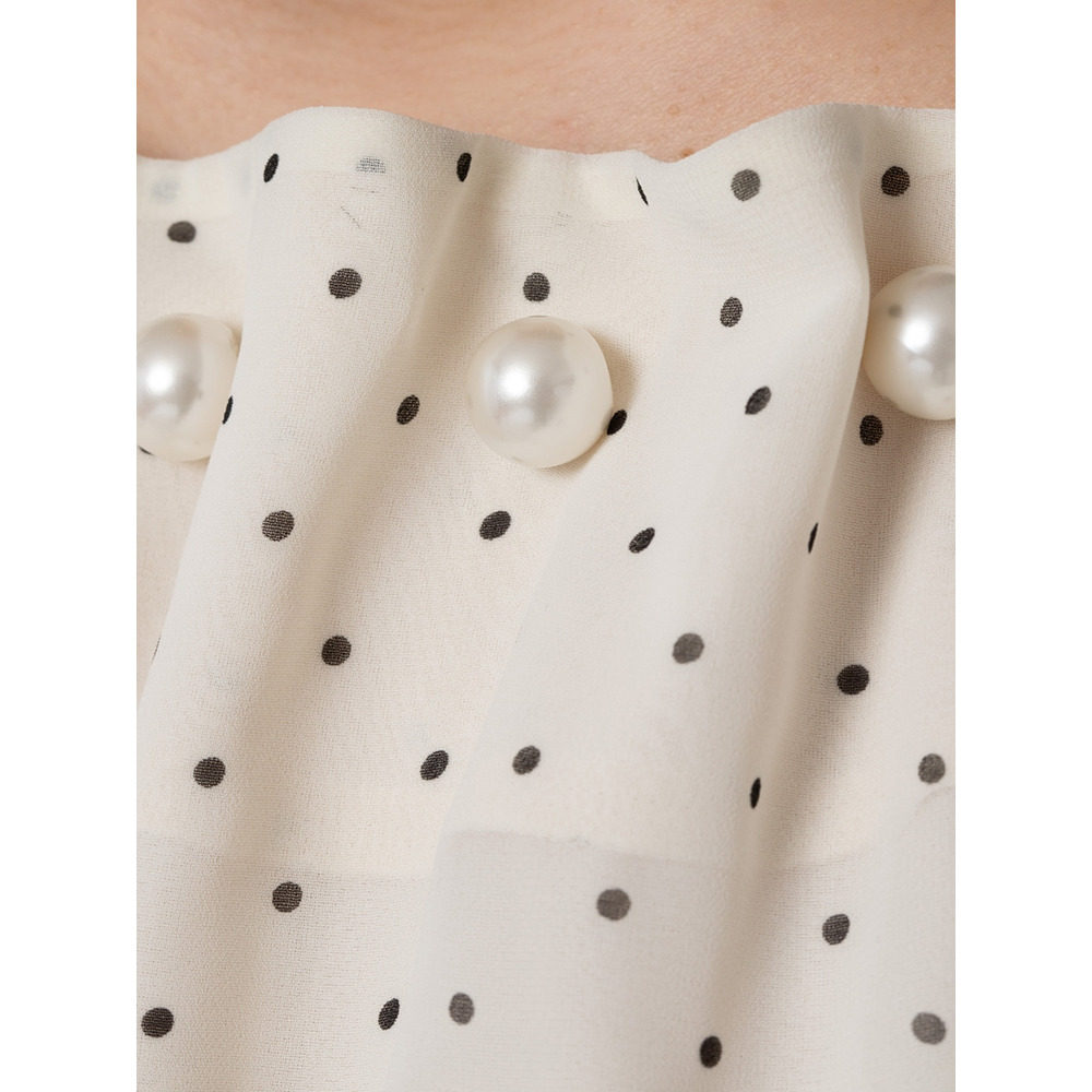 パールネックバルーンヘムブラウス / 大きいサイズ ローズティアラ9