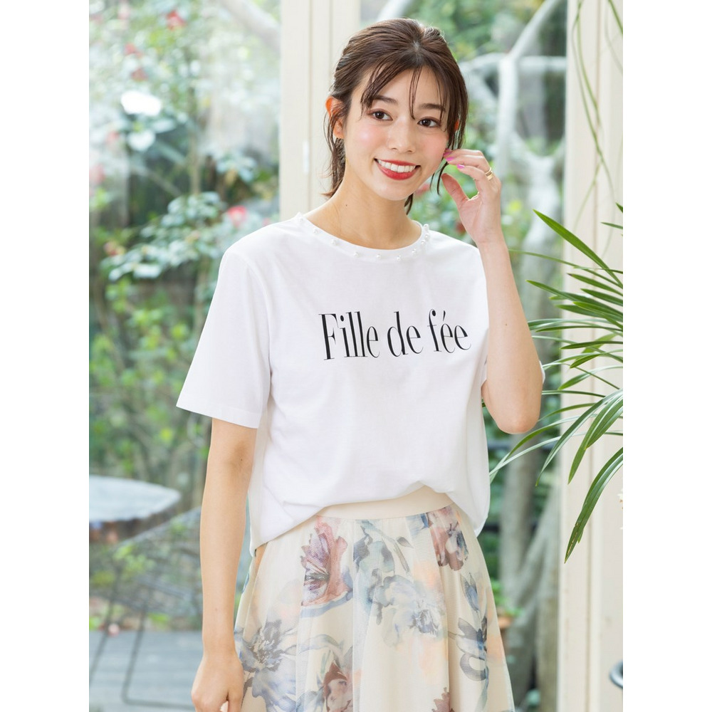 fille de feeロゴTシャツ2