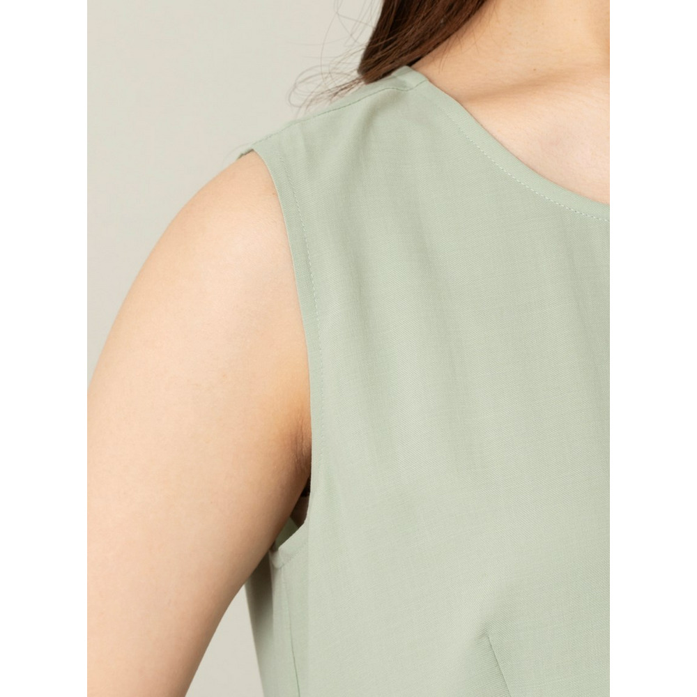 ボウタイブラウスレイヤードワンピース11