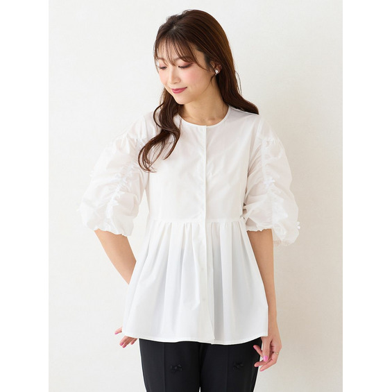 Rose Tiara with M-StyleLuxe / 2WAYブラウス【アリノマ/Alinoma】 Rose Tiara with M-StyleLuxe / 2WAYブラウス【アリノマ/Alinoma】