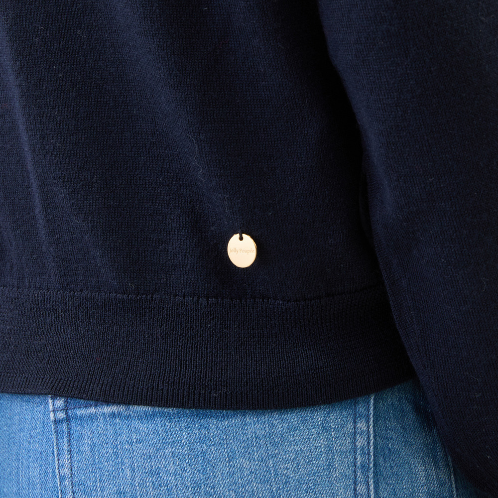 ねこ刺繍ニットカーディガン18