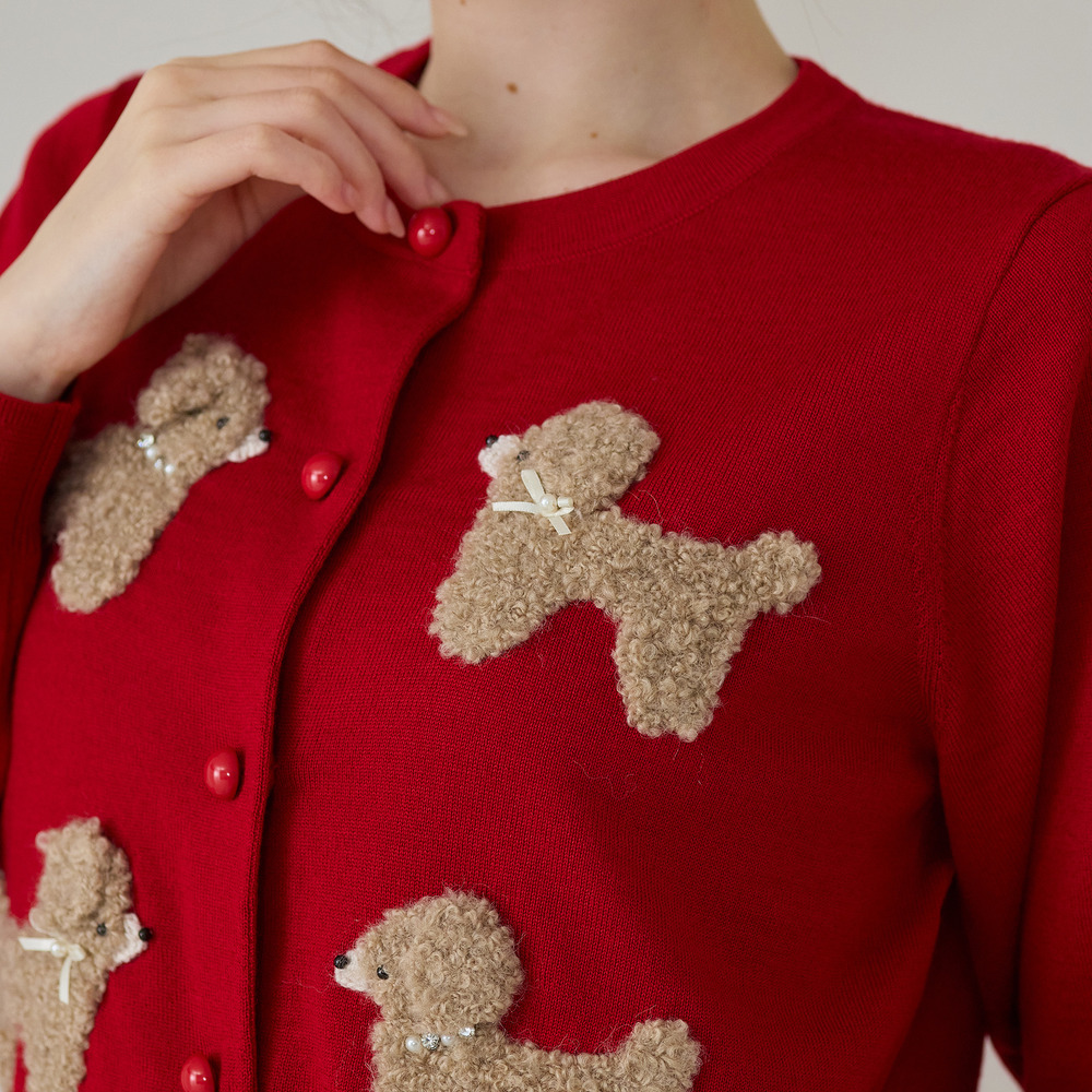 プードルニットカーディガン12